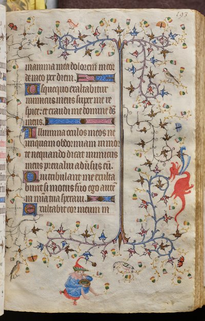 Hours of Charles the Noble, King of Navarre (1361-1425): fol. 97r, Text by Master of the Brussels Initials and Associates