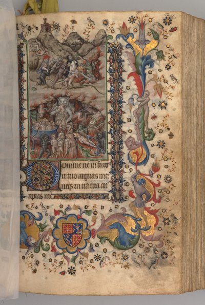 Hours of Charles the Noble, King of Navarre 1361-1425: fol. 101r, Text, c. 1405 by Master of the Brussels Initials and Associates