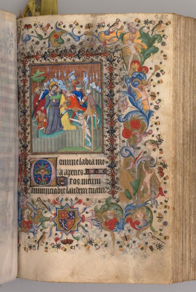 Hours of Charles the Noble, King of Navarre 1361-1425: Betrayal of Christ by Master of the Brussels Initials and Associates