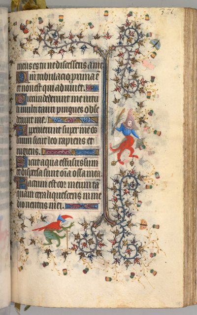 Hours of Charles the Noble, King of Navarre: Folio 181r by Master of the Brussels Initials and Associates