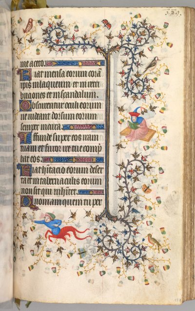 Hours of Charles the Noble, King of Navarre 1361-1425: fol. 189r, Text, c. 1405 by Master of the Brussels Initials and Associates