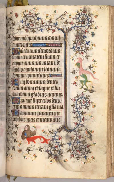 Hours of Charles the Noble, King of Navarre 1361-1425: fol. 193r, Text, c. 1405 by Master of the Brussels Initials and Associates