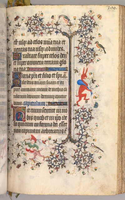 Hours of Charles the Noble, King of Navarre 1361-1425: fol. 194r, Text by Master of the Brussels Initials and Associates