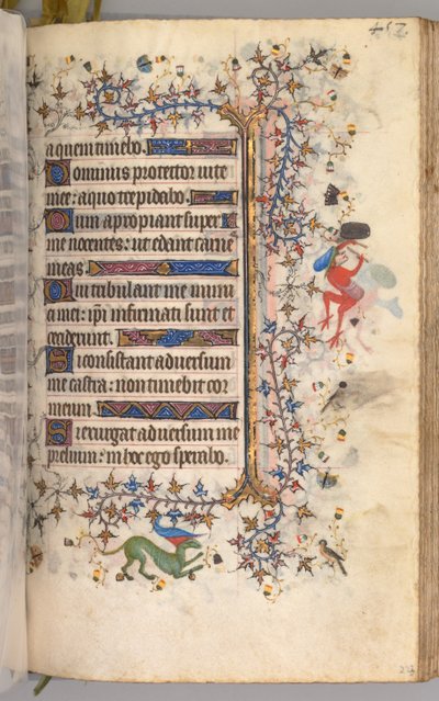 Hours of Charles the Noble, King of Navarre 1361-1425: fol. 223r, Text by Master of the Brussels Initials and Associates