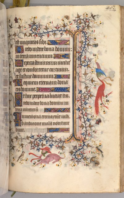 Hours of Charles the Noble, King of Navarre: fol. 225r, Text by Master of the Brussels Initials and Associates