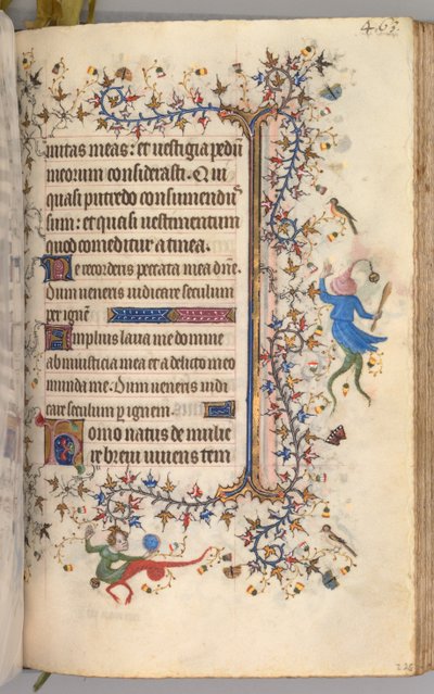 Hours of Charles the Noble, King of Navarre 1361-1425: fol. 226r, Text, c. 1405 by Master of the Brussels Initials and Associates