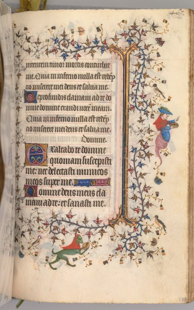 Hours of Charles the Noble, King of Navarre: fol. 228r, Text by Master of the Brussels Initials and Associates