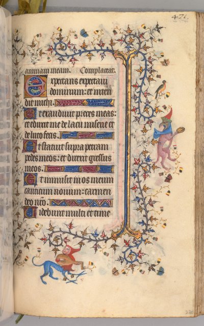 Hours of Charles the Noble, King of Navarre: fol. 230r, Text by Master of the Brussels Initials and Associates