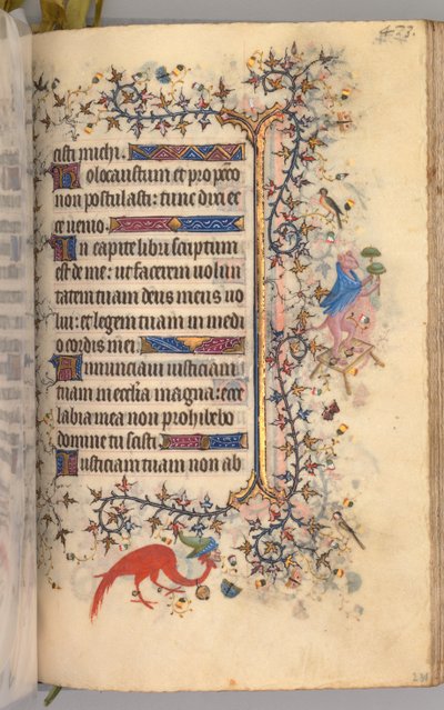 Hours of Charles the Noble, King of Navarre 1361-1425: fol. 231r, Text by Master of the Brussels Initials and Associates