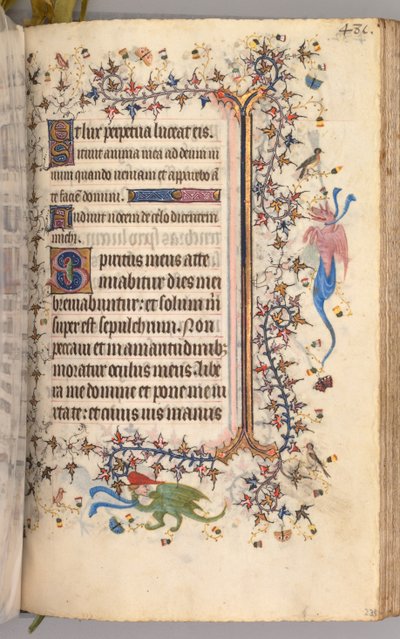 Hours of Charles the Noble, King of Navarre: fol. 234r, Text by Master of the Brussels Initials and Associates