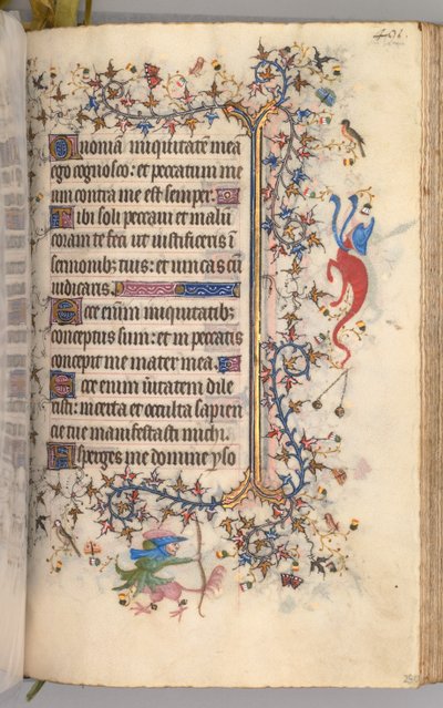 Hours of Charles the Noble, King of Navarre: fol. 240r, Text, c. 1405 by Master of the Brussels Initials and Associates