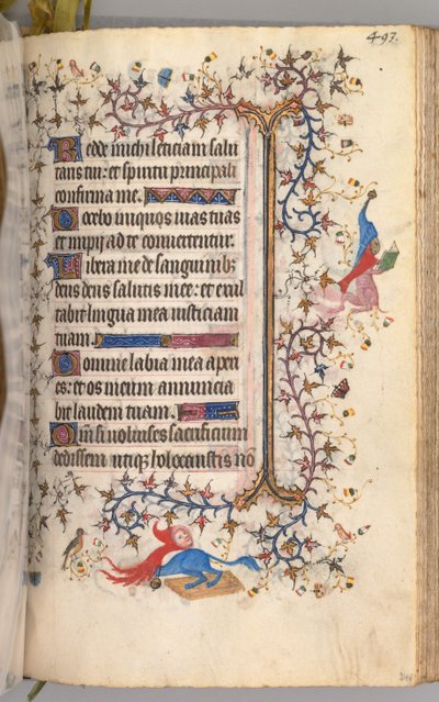 Hours of Charles the Noble, King of Navarre: fol. 241r, Text by Master of the Brussels Initials and Associates