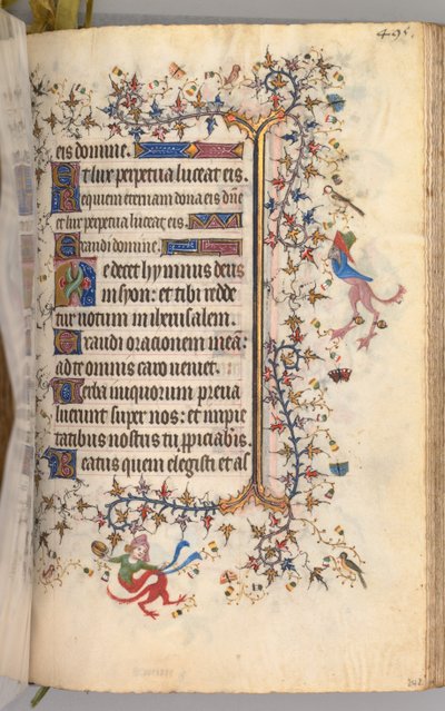 Hours of Charles the Noble, King of Navarre: fol. 242r, Text by Master of the Brussels Initials and Associates