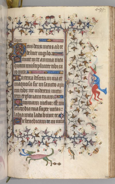 Hours of Charles the Noble, King of Navarre 1361-1425: fol. 244r, Text by Master of the Brussels Initials and Associates