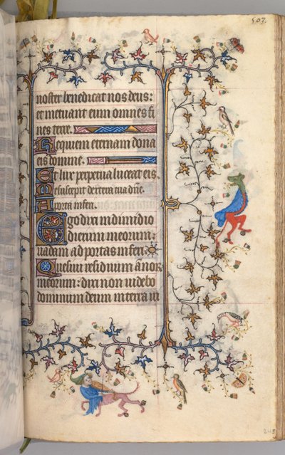 Hours of Charles the Noble, King of Navarre: fol. 246r, Text by Master of the Brussels Initials and Associates