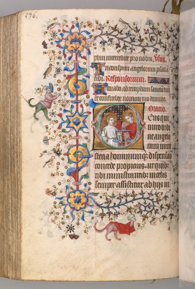 Hours of Charles the Noble, King of Navarre 1361-1425: fol. 262v, Text by Master of the Brussels Initials and Associates