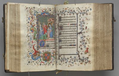 Hours of Charles the Noble, King of Navarre: fol. 79r, Text by Master of the Brussels Initials and Associates