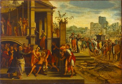 Saints Paul and Barnabas at Lystra, First Half of 16th century by Master of the Budapest Saints Paul