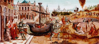 The Story of Theseus by Master of the Cassoni