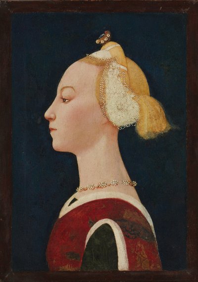 Portrait of a Woman by Master of the Castello Nativity