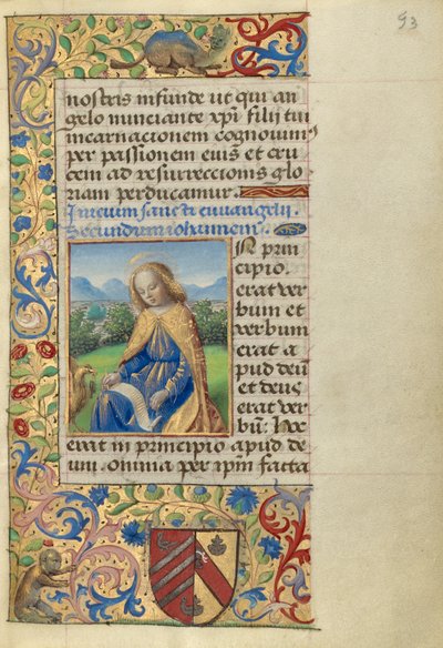 John on Patmos by Master of the Chronique scandaleuse
