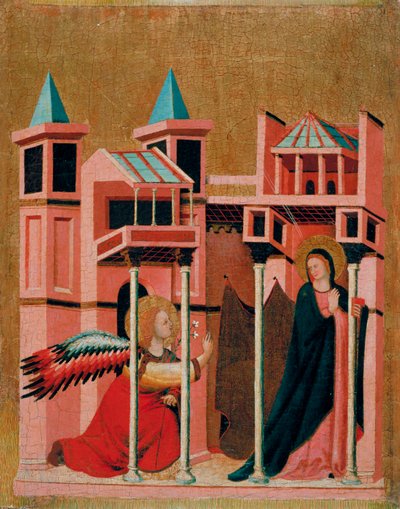 The Annunciation by Master of the Cini Madonna