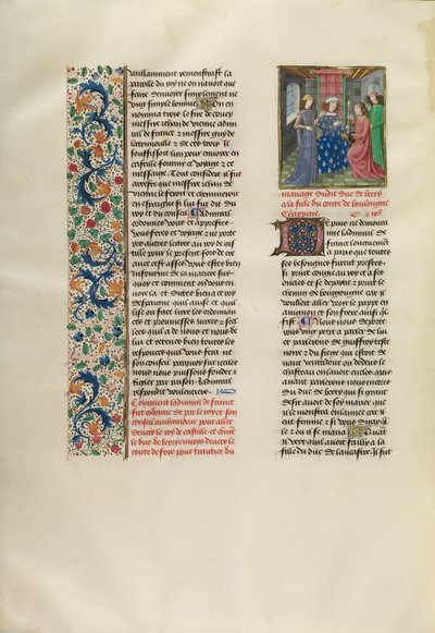 The King of France Sending a Messenger to the King of Spain by Master of the Copenhagen Caesar