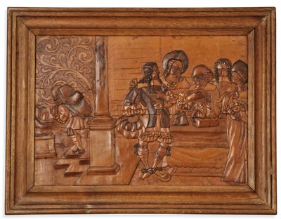 Eger Intarsia Panel by Master of the Decorated Background