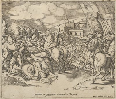 Speculum Romanae Magnificentiae: The Victory of Scipio (over Syphax), 16th century by Master of the Die