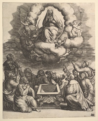 The Assumption of the Virgin by Master of the Die