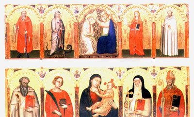 Coronation of the Virgin with Saints by Master of the Dominican Effigies