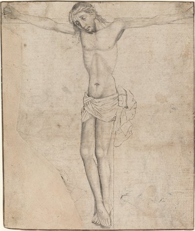 Christ on the Cross by Master of the Drapery Studies