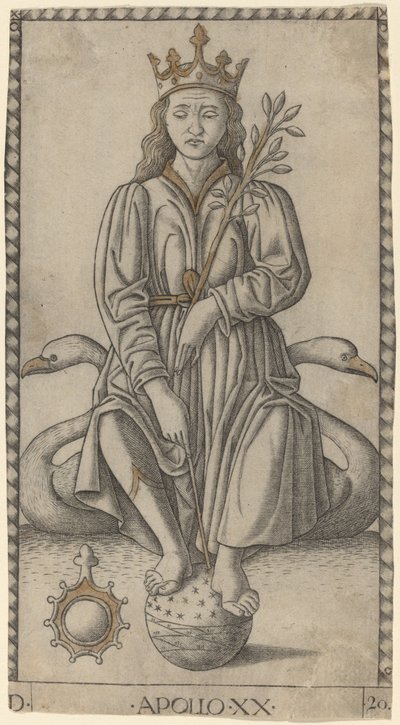 Apollo by Master of the E Series Tarocchi