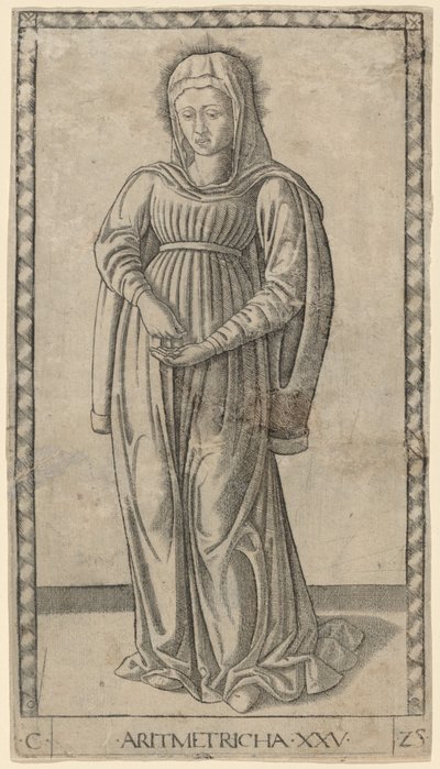 Arithmetic by Master of the E Series Tarocchi