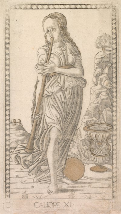 Calliope (from the Tarocchi series D: Apollo and the Muses, #11) by Master of the E Series Tarocchi