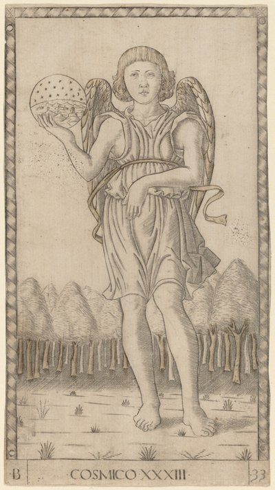 Genius of the World by Master of the E Series Tarocchi