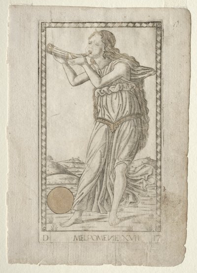 Melpomene Tragedy (Tarocchi Series D: Apollo and the Muses, #17) by Master of the E Series Tarocchi