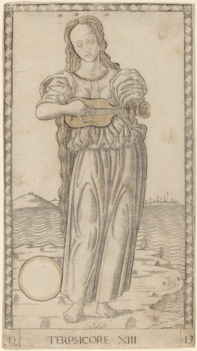 Terpsichore by Master of the E Series Tarocchi