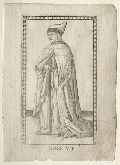 The Doge (from the Tarocchi, series E: Conditions of Man, #7) by Master of the E Series Tarocchi
