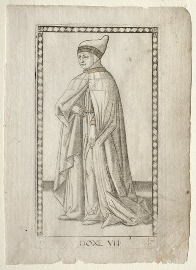 The Doge from the Tarocchi, series E: Conditions of Man, #7 by Master of the E Series Tarocchi