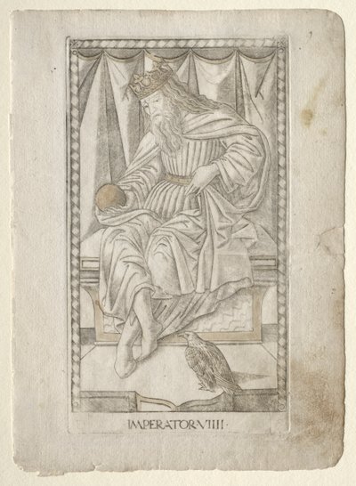 The Emperor (from the Tarocchi, series E: Conditions of Man, #9) by Master of the E Series Tarocchi