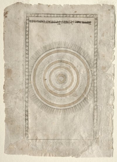The Empyrean Sphere from the Tarocchi, series A..., before 1467 by Master of the E Series Tarocchi