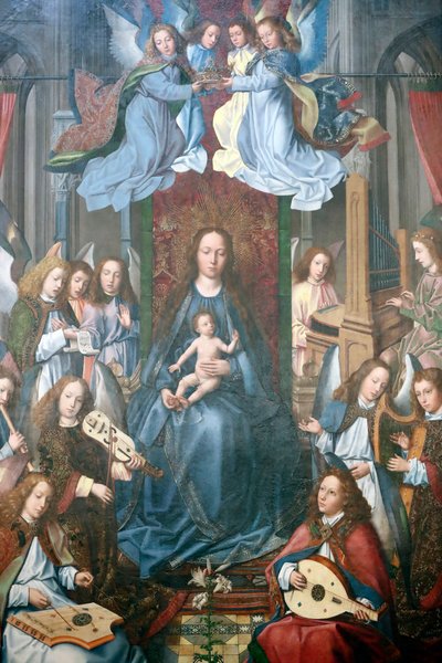 The Glorification of the Holy Virgin by Master of the Evora Altarpiece by Master of the Evora Altarpiece