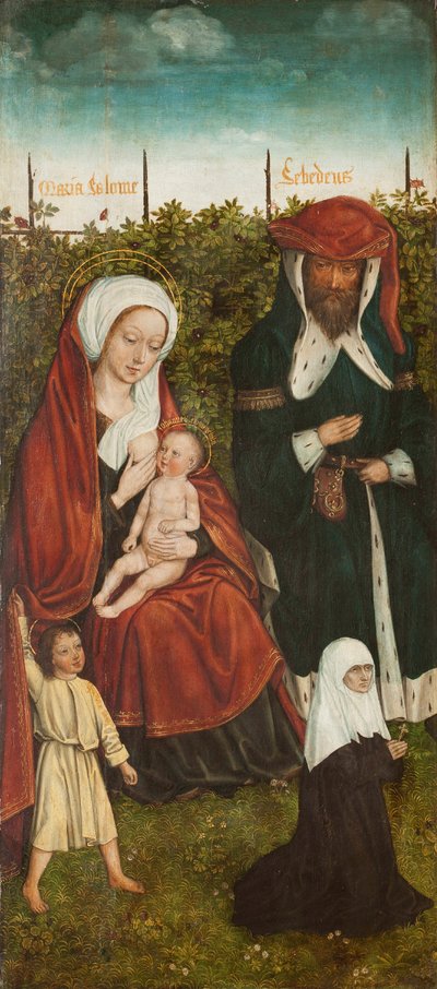 The Family of Saint Anne Triptych (detail) by Master of the Family of Saint