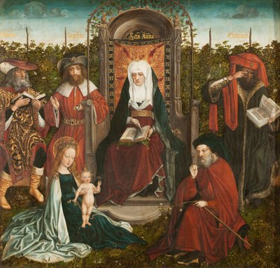 The Family of Saint Anne Triptych (central panel) by Master of the Family of Saint