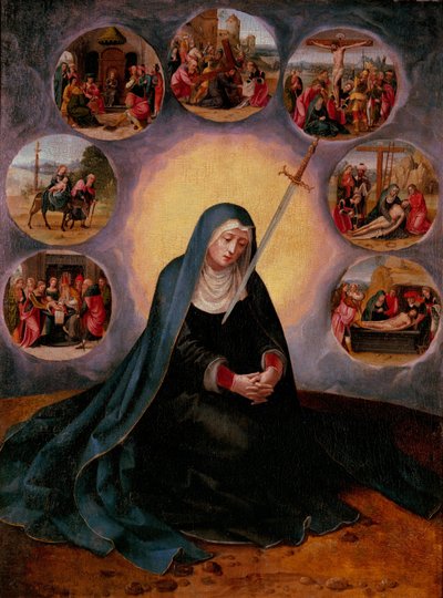The Virgin of the Seven Sorrows by Master of the Female Half Lengths
