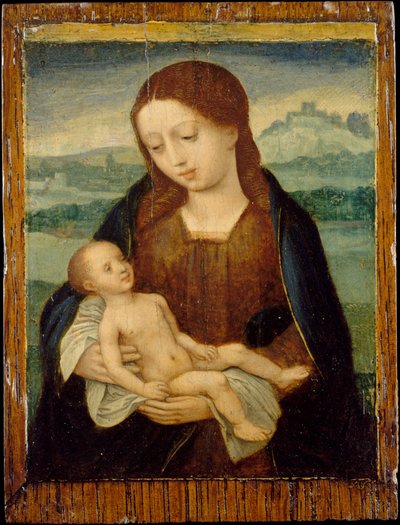 Virgin and Child by Master of the Female Half Lengths