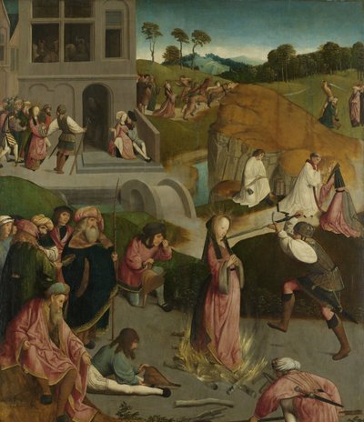 The Martyrdom of Saint Lucy by Master of the Figdor Deposition