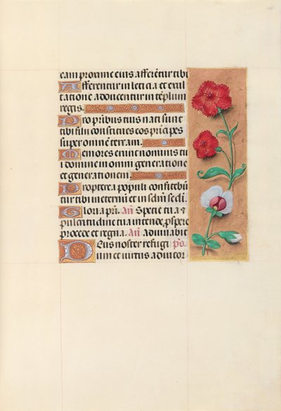 Hours of Queen Isabella the Catholic, Queen of Spain: Fol. 105r, c. 1500 by Master of the First Prayerbook of Maximillian
