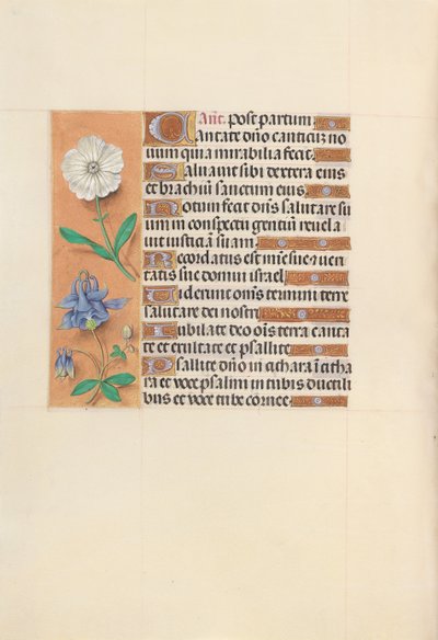 Hours of Queen Isabella the Catholic, Queen of Spain: Fol. 109v by Master of the First Prayerbook of Maximillian